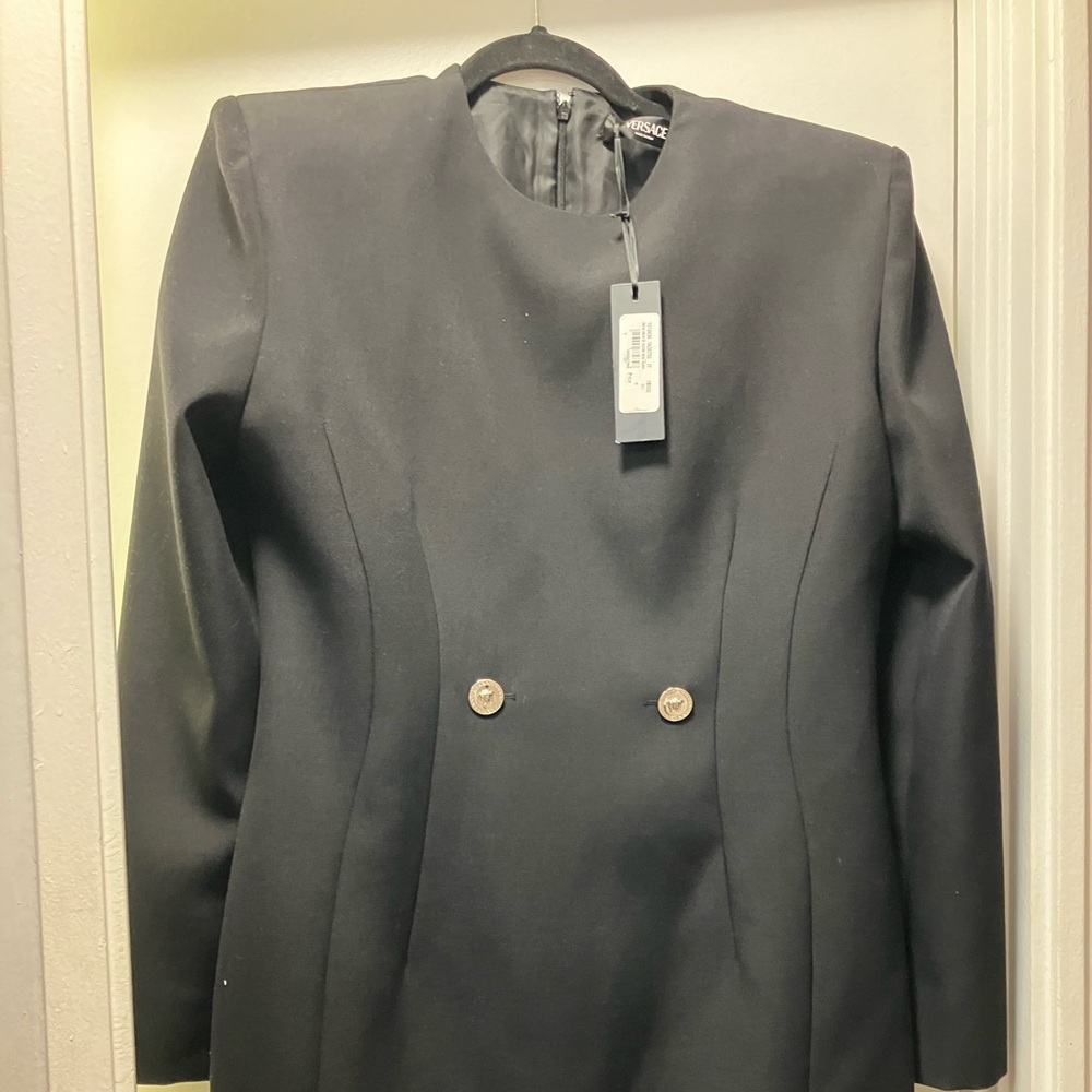 Versace Tailored Virgin Wool Dress